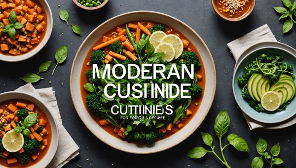 Cuisine végétale moderne : tendances et recettes pour un équilibre gourmand et sain